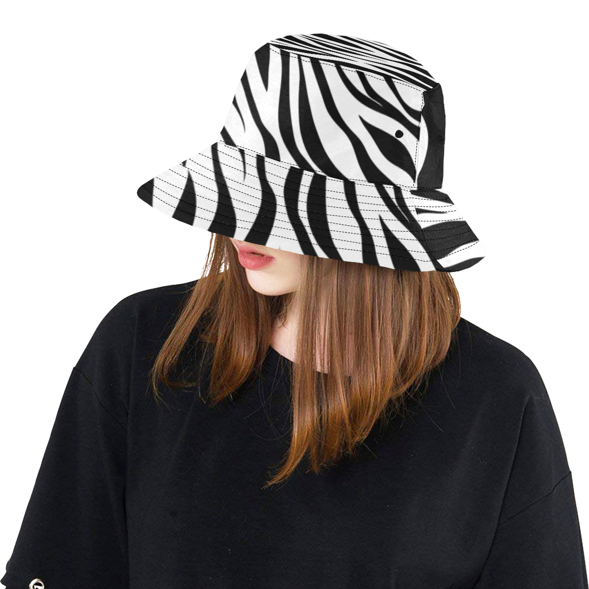 Funky Zebra Bucket Hat