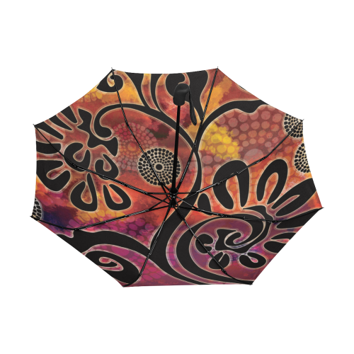 Exotic Vines Anti-UV Auto-Foldable Umbrella