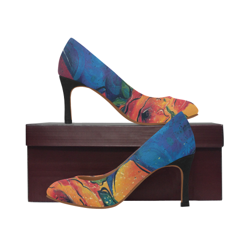 Rose Explosion High Heels