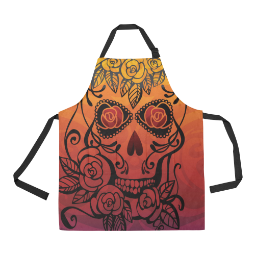 Sugar-Skull Spice All Over Print Apron