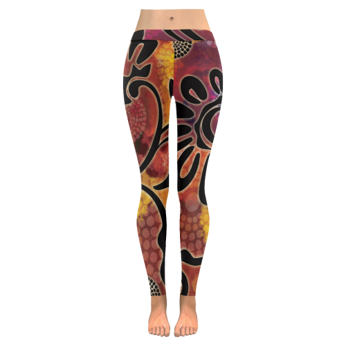 Exotic Vines Low Rise Leggings