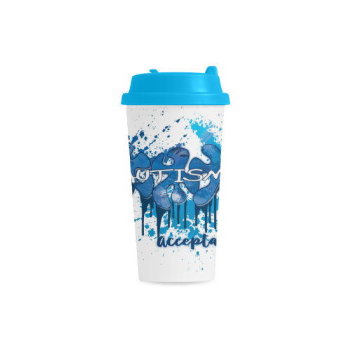 Autism Double Wall Plastic Mug