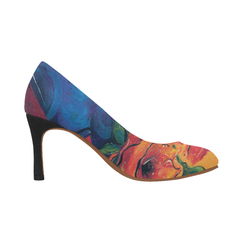 Rose Explosion High Heels