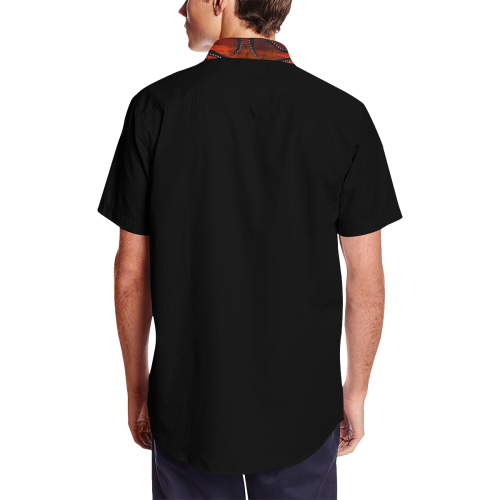 Sunset Trible Men's Short Sleeve Shirt
