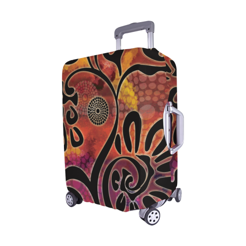 Exotic Vines Luggage Cover-Med.