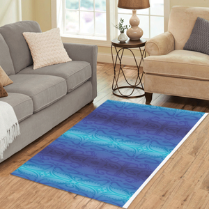 Tribal Sarape Area Rug 5'x3'3''