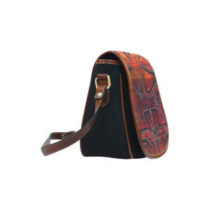 Sunset Tribal Fashion Saddle Bag