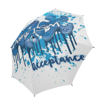 Autism Acceptance Semi-Automatic Foldable Umbrella