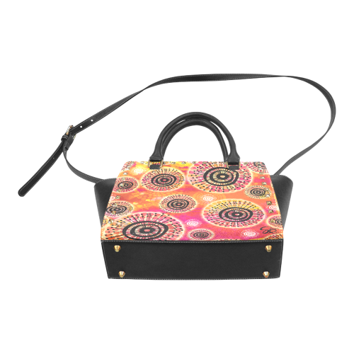 Mexi Pop Rivet Shoulder Handbag