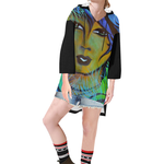 Urban Glam Step Hem Tunic Hoodie