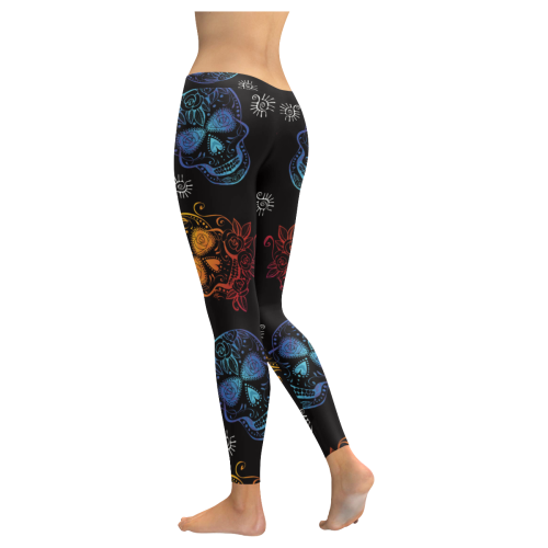 Sugar Skull Multi Leggings