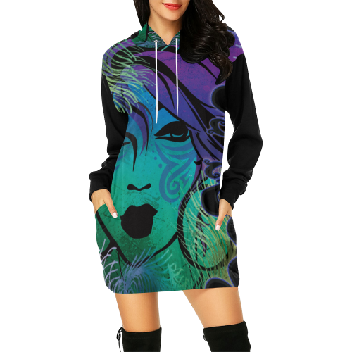 Cajun Vibe Hoodie Mini Dress