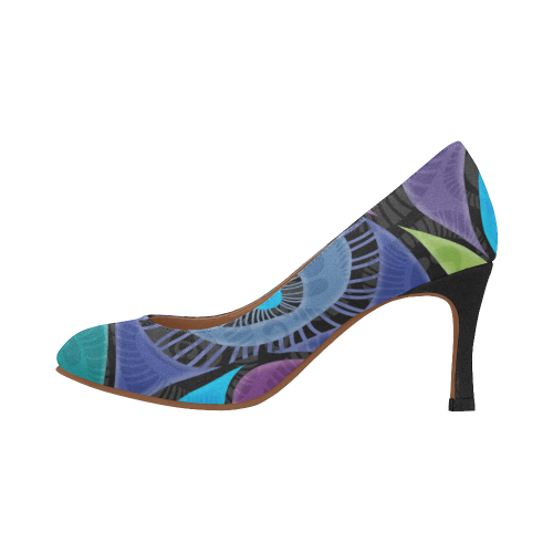 Bold Feather High Heels