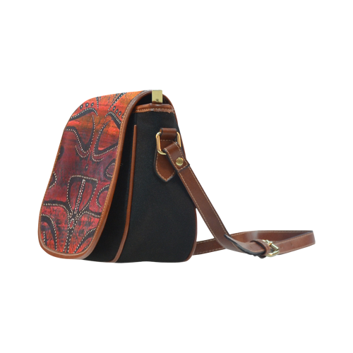 Sunset Tribal Fashion Saddle Bag
