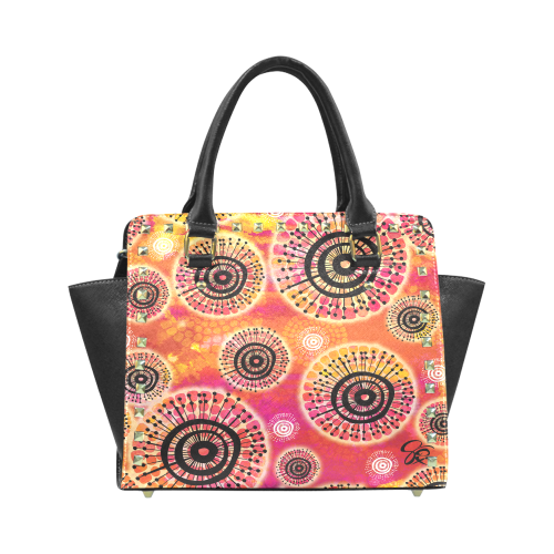 Mexi Pop Rivet Shoulder Handbag