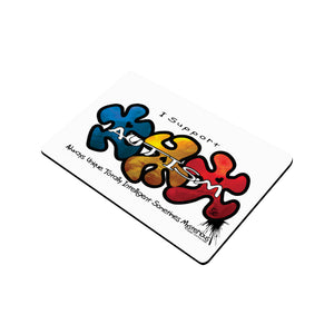Autism Support Welcome Mat