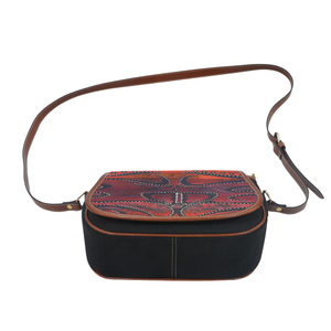 Sunset Tribal Fashion Saddle Bag