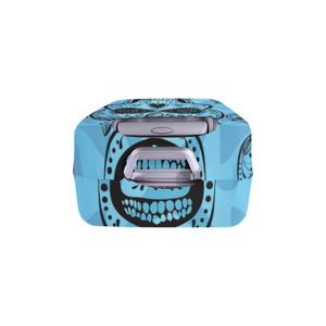 Blue Sugar Skull Luggage