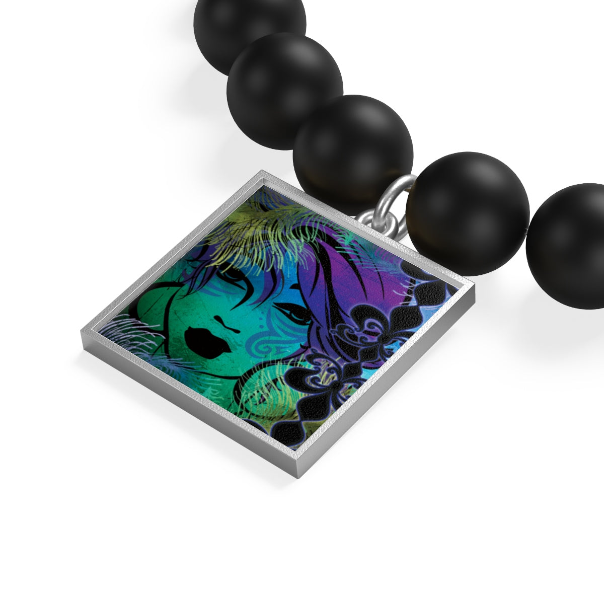 Cajun Vibe Charm Onyx Bracelet