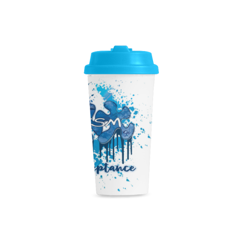 Autism Double Wall Plastic Mug