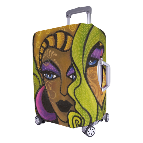 Girlfriends Luggage Cover-Large