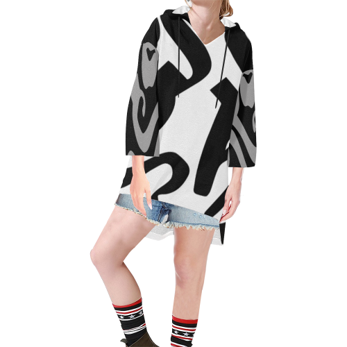 Boss B Step Hem Tunic Hoodie