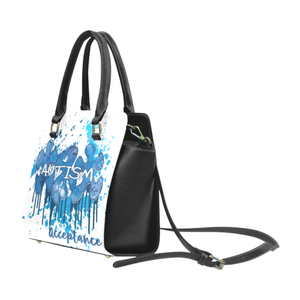 Autism Rivet Shoulder Handbag