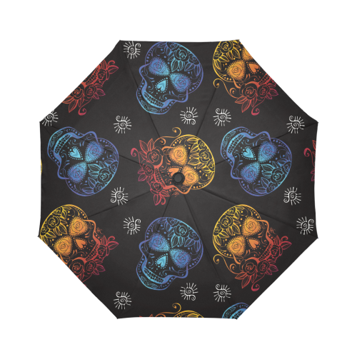 Sugar Skull Multi Auto-Foldable Umbrella