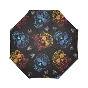 Sugar Skull Multi Auto-Foldable Umbrella