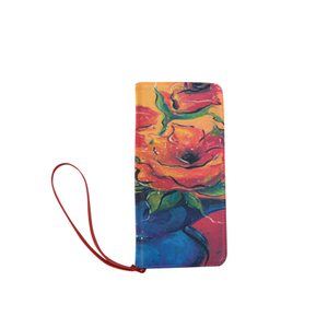 Rose Bouquet Women's Clutch Wallet