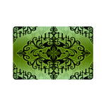 Chandelier Scroll Green Doormat 24"x16"