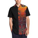 Sunset Trible Men's Short Sleeve Shirt