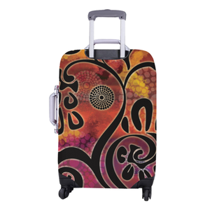 Exotic Vines Luggage Cover-Med.