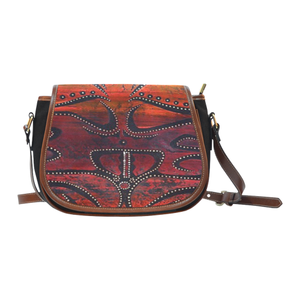 Sunset Tribal Fashion Saddle Bag
