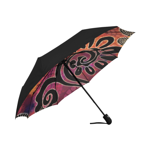 Exotic Vines Anti-UV Auto-Foldable Umbrella