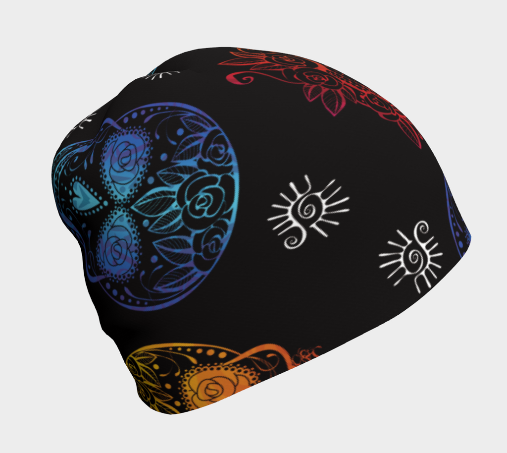 Sugar Skull Multi Beanie