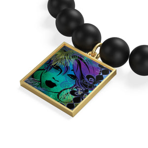 Cajun Vibe Charm Onyx Bracelet