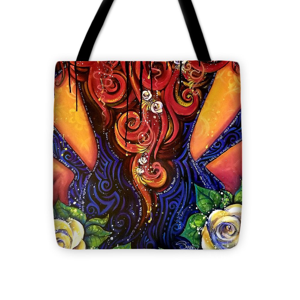 Girl On Fire - Tote Bag