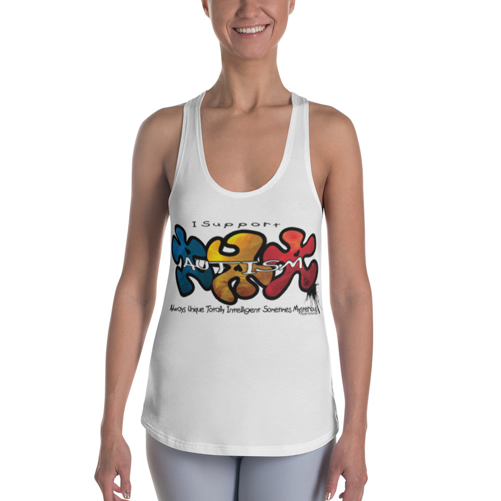 Autism Support Racerback Tank